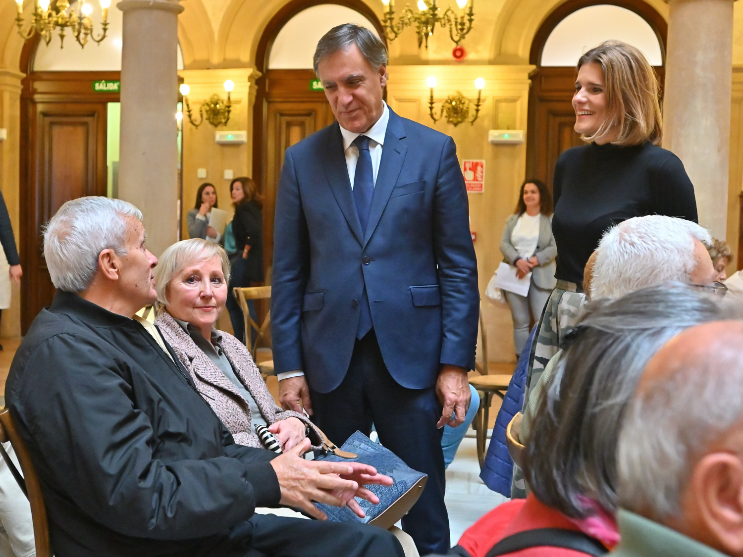 Homenaje del Ayuntamiento de Salamanca a 25 matrimonios por sus bodas de oro.