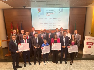 Entrega de los Premios PYME Salamanca 2024 en la Cámara de Comercio.