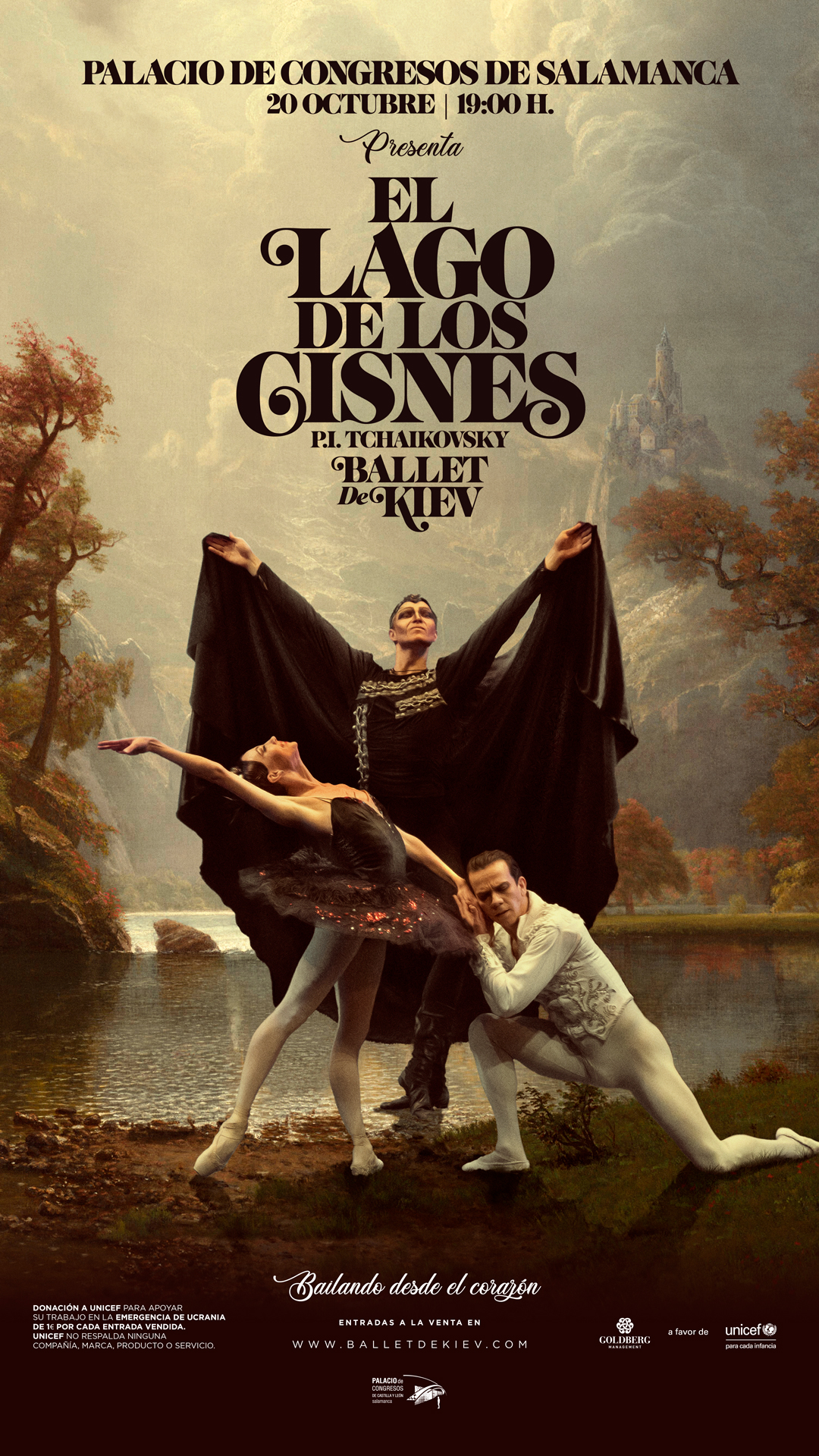 El Ballet de Kiev 'El Lago de los Cisnes'.