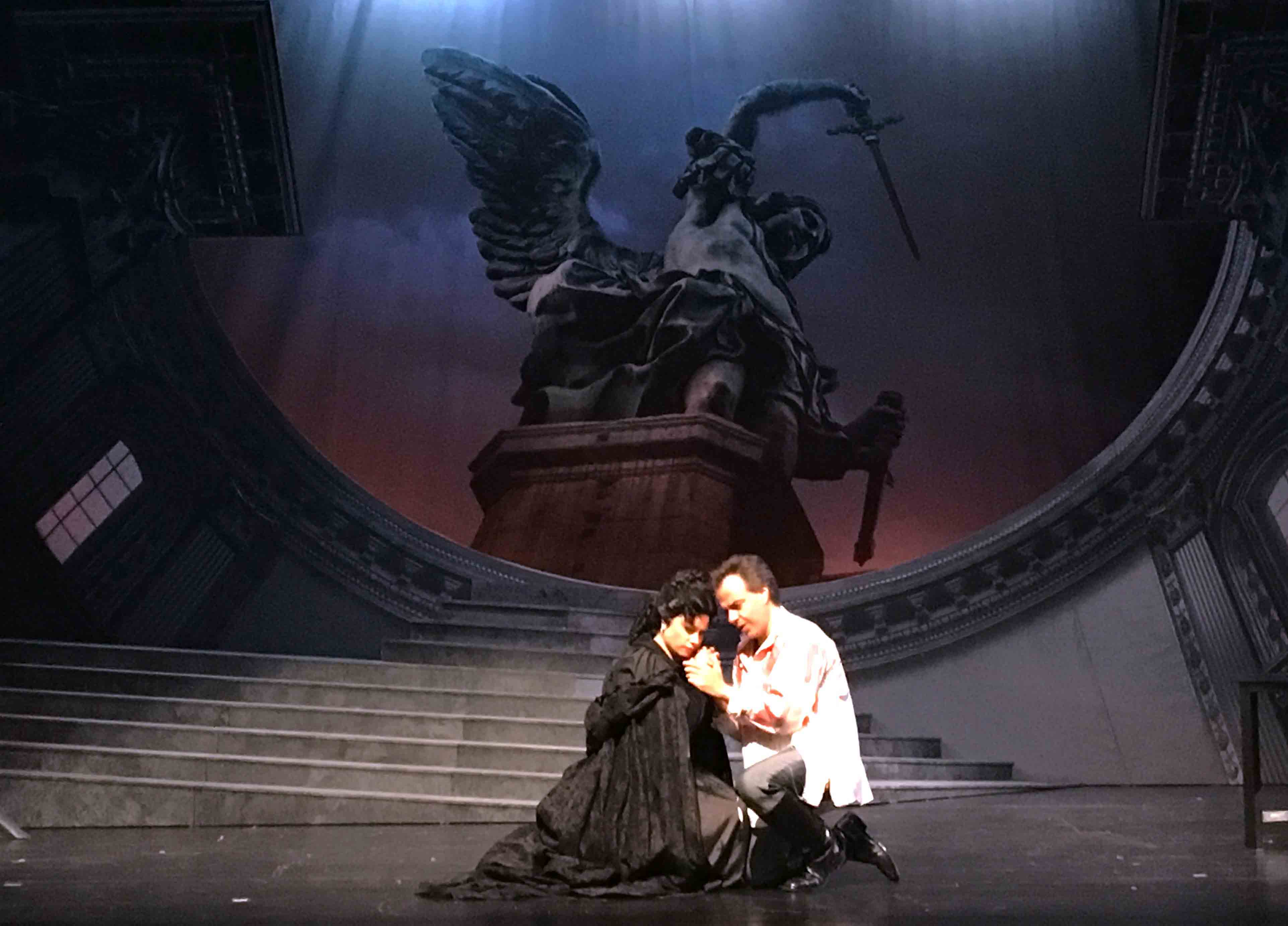 Una escena de la ópera 'Tosca'.