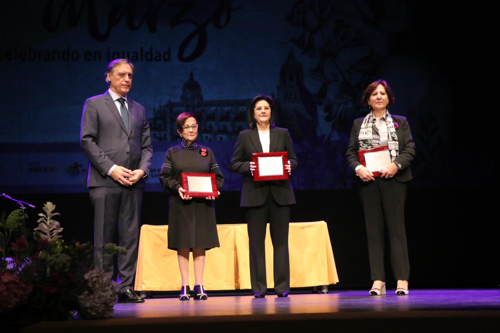 Carlos García Carbayo, Ascensión Iglesias Redondo, Patrocinio Rodríguez Pedraza y Teresa Peramato Martín