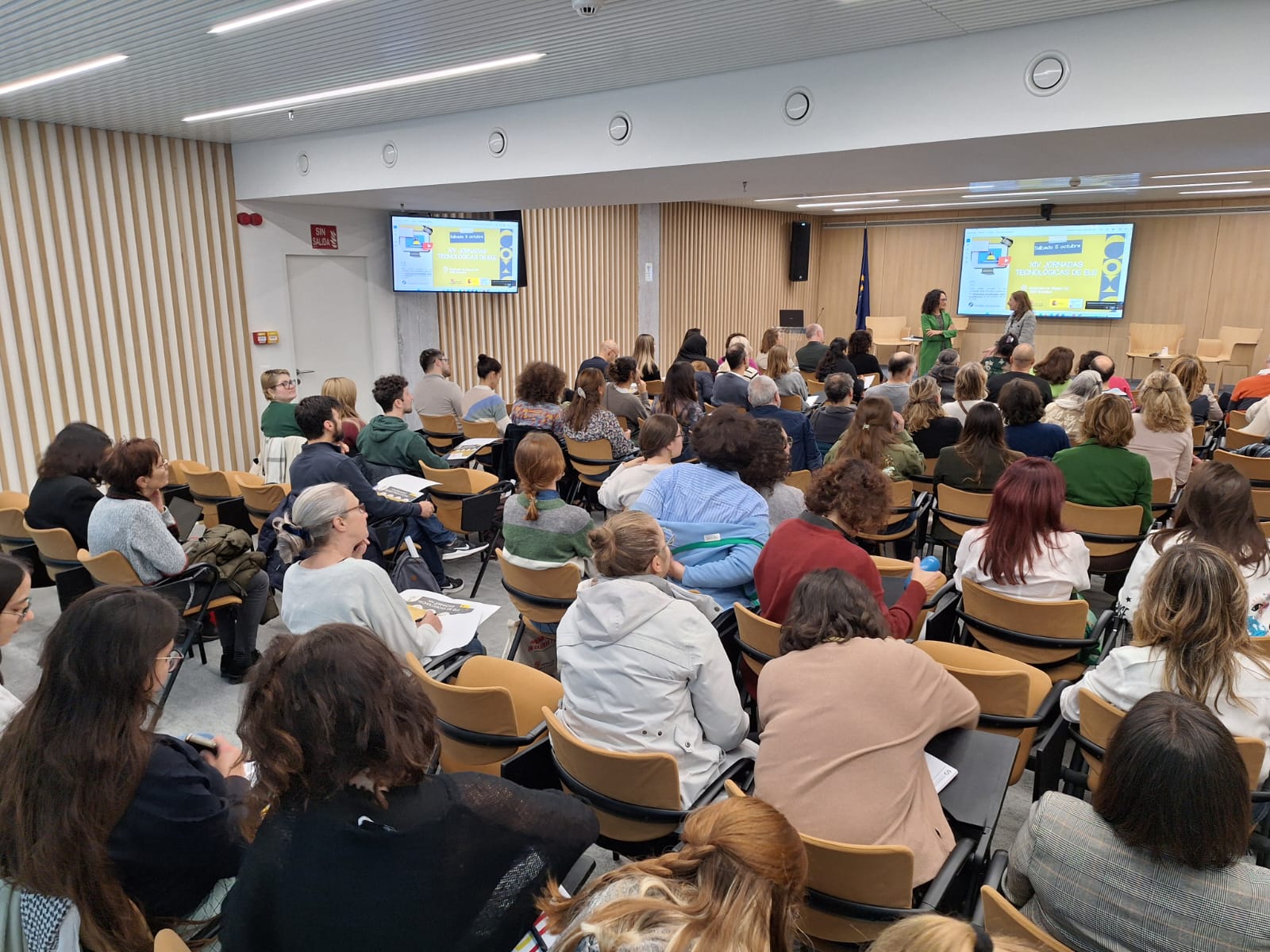 Salamanca, Ciudad del Español' en las XIV Jornadas Tecnológicas para Docentes de ELE en Bruselas.