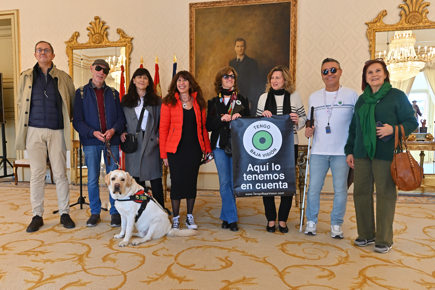 Recepción en al Ayuntamiento por la celebración del Día Mundial de la Visión.