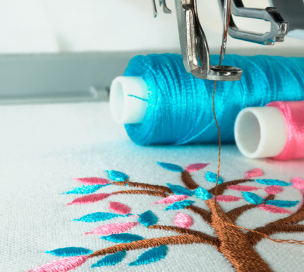 Máquina de bordado digital a máquina