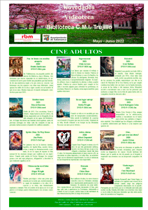 B. C.M.I. Trujillo. Boletin Novedades Videoteca. mayo-junio 2022