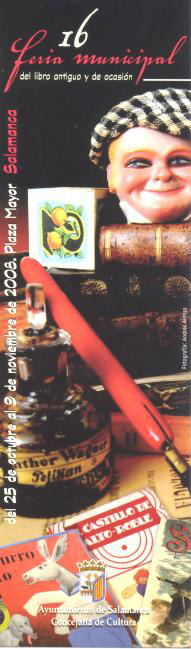 Marcapaginas 16ª Feria del Libro Antiguo y de ocasion