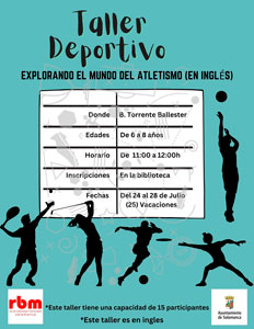 B. Torrente Ballester. Taller infantil de verano. deportes