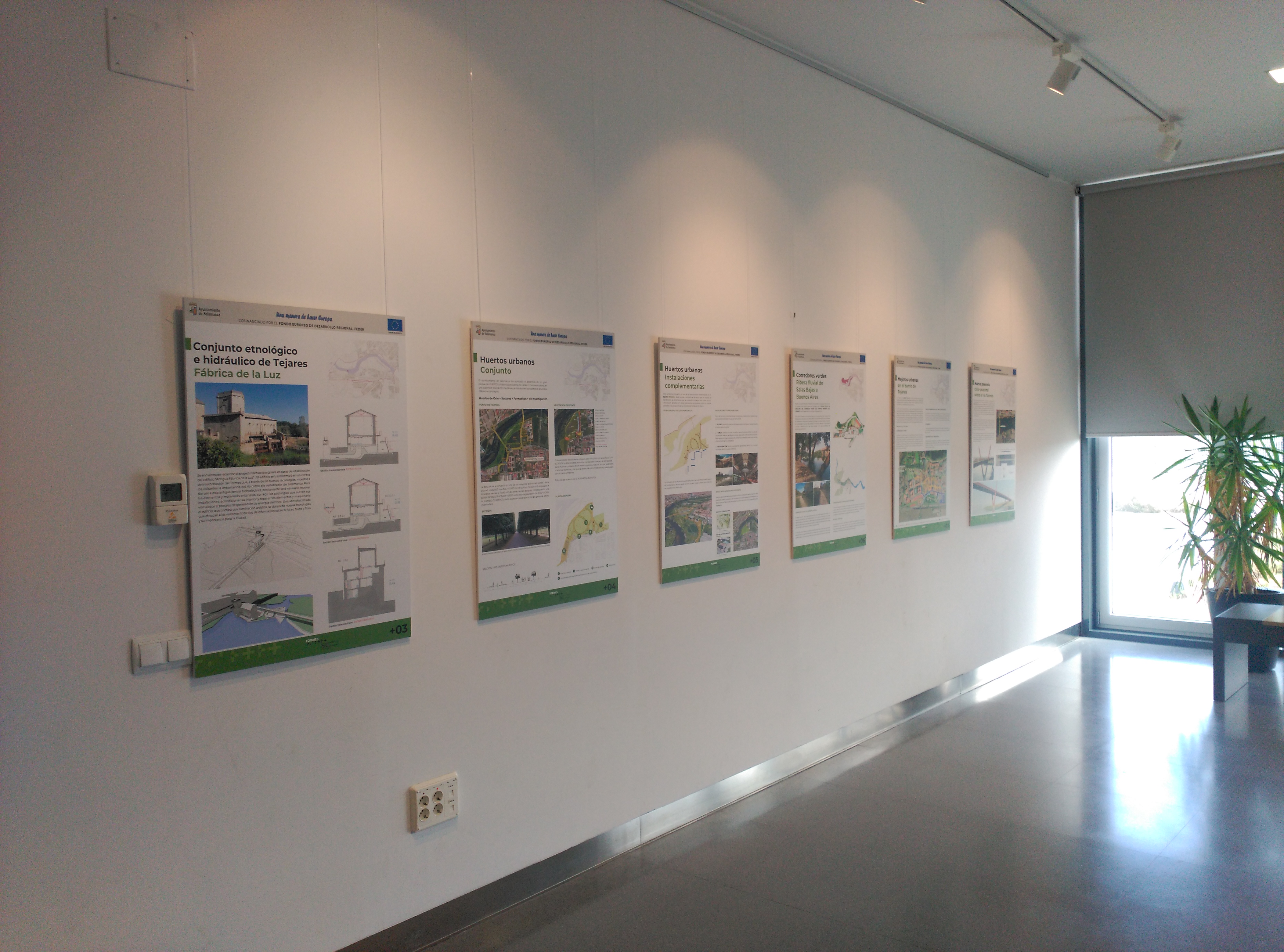 Foto de la exposicion que puede verse desde hoy en el centro municipal de Vistahermosa