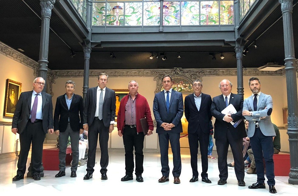 Imagen previa a la reunion del Patronato de la Fundacion Manuel Ramos Andrade