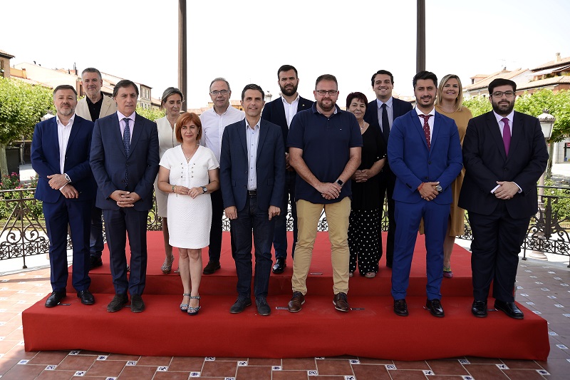 El alcalde de Salamanca junto al resto de alcaldes del Grupo de Ciudades Patrimonio de la Humanidad