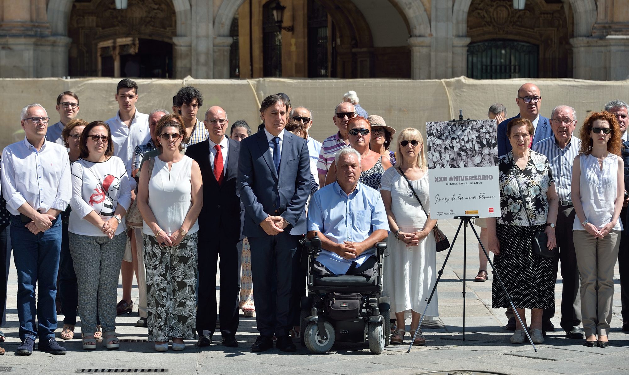 Imagen del homenaje en recuerdo a Miguel Angel Blanco y a las victimas del terrorismo