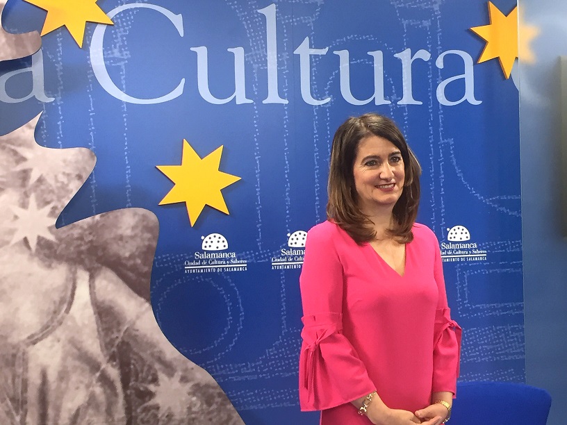 La concejala de Educacion  Maria Victoria Bermejo