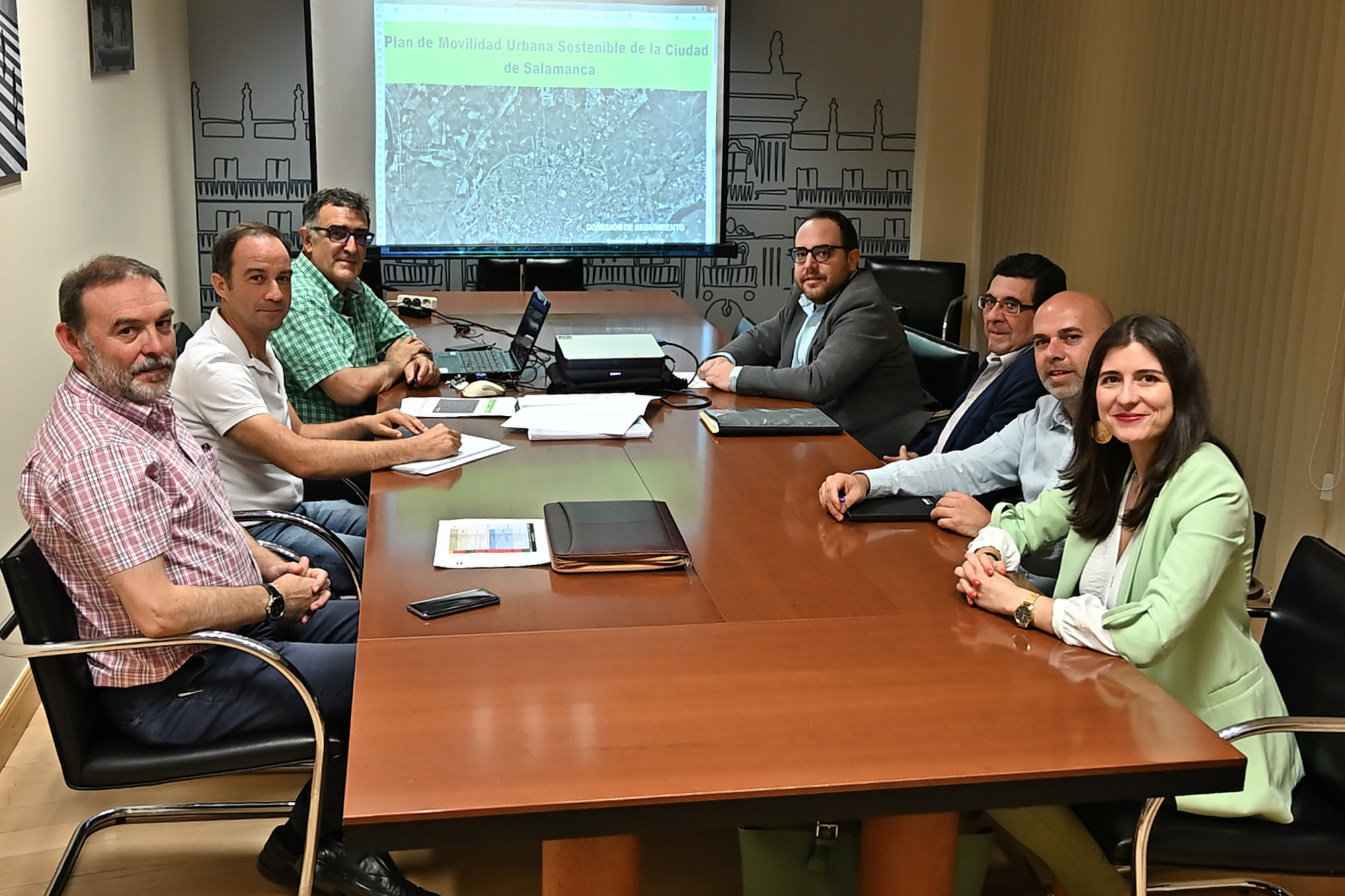Reunion de la comision de seguimiento del Plan de Movilidad