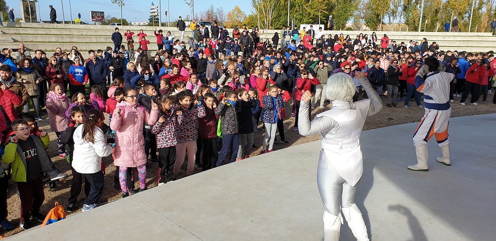Marcha contra la obesidad en el Parque Antonio de Nebrija