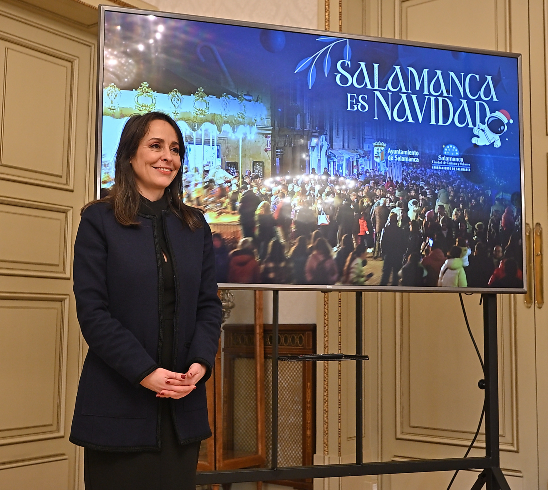 Balance de las activdidades de Navidad por la concejala de Festejos  Carmen Seguin