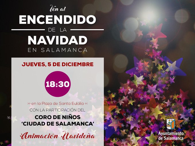 El encendido sera este jueves a las 18 30 horas en la Plaza de Santa Eulalia