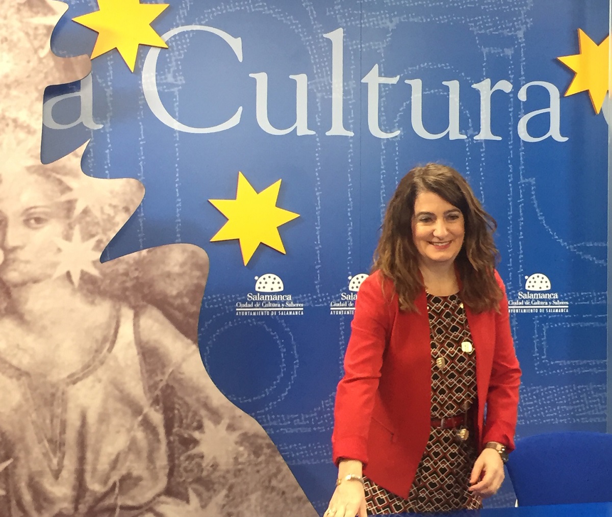 La concejala de Educacion y Cultura  Maria Victoria Bermejo