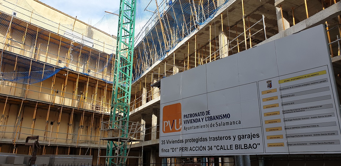 Construccion de viviendas de alquiler social en el barrio de El Rollo