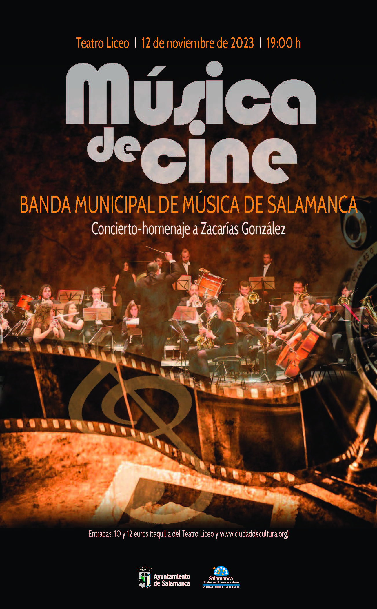 Concierto-homenaje al pintor salmantino Zacarias Gonzalez de la Banda Municipal de Musica