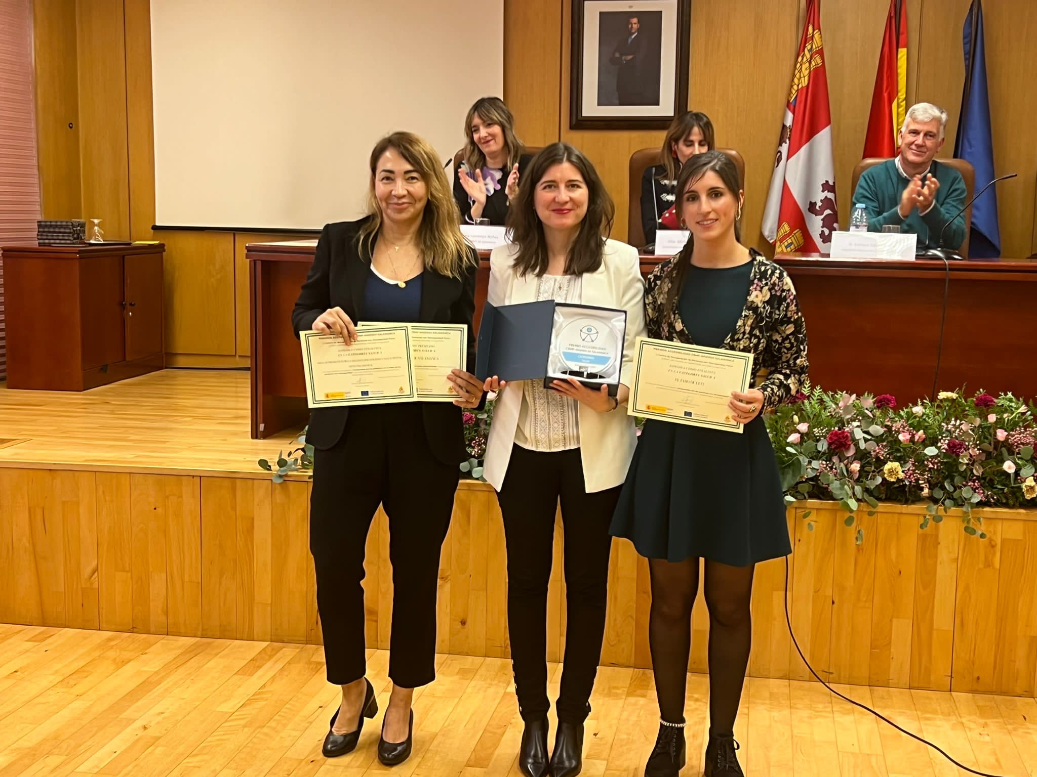 Los  Premios Accesibilidad CRMF-Imserso de Salamanca  reconocen al Ayuntamiento