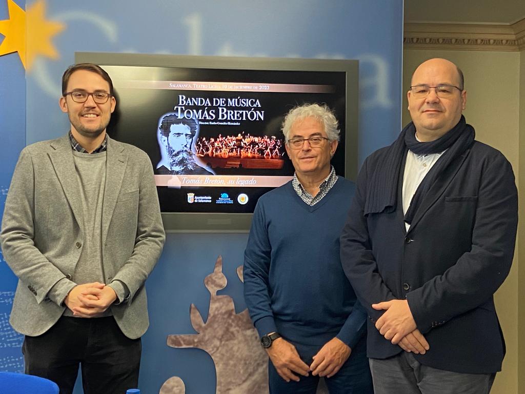 Presentacion del concierto de la Banda de musica Tomas Breton