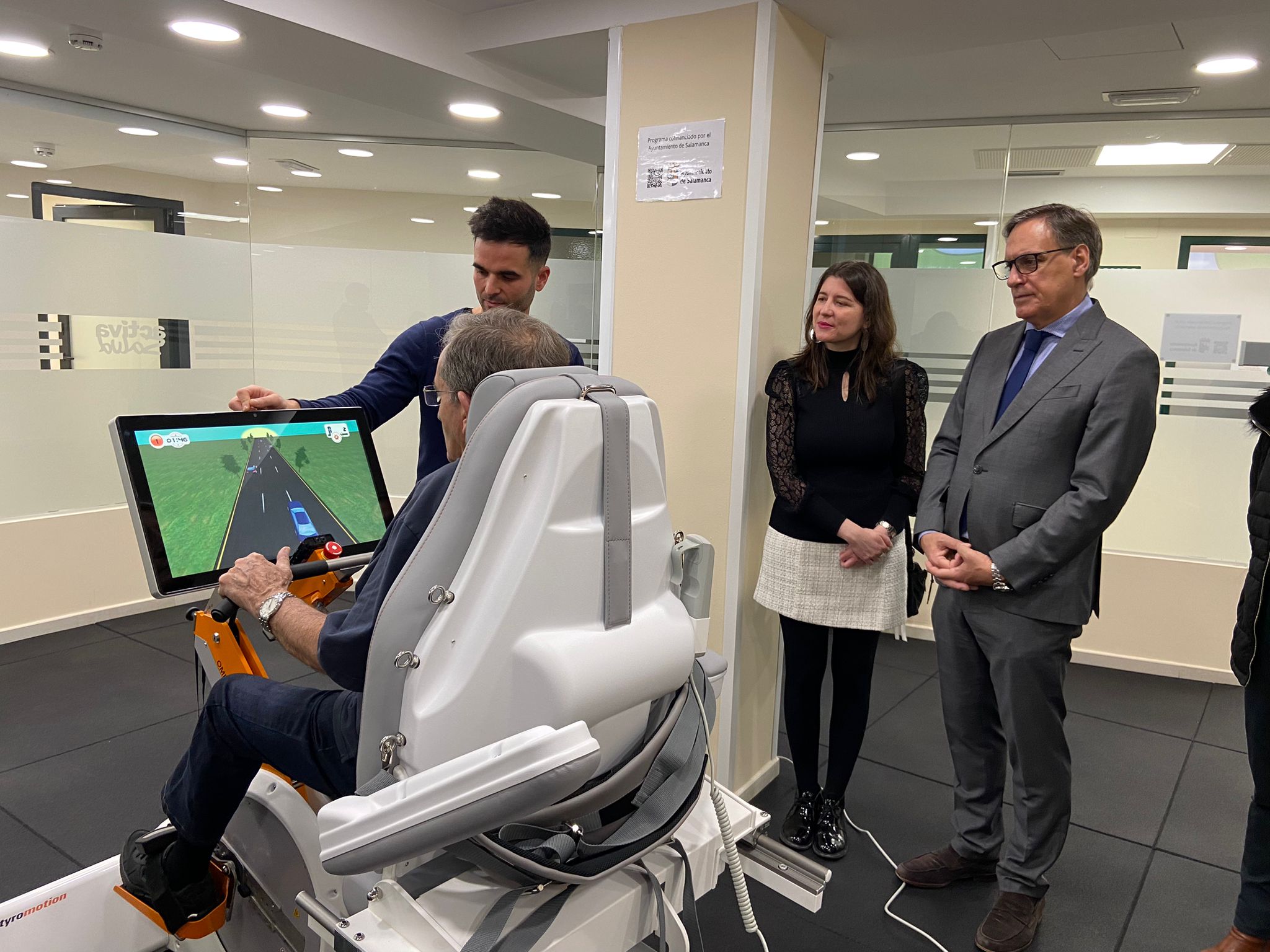 Presentacion del nuevo sistema robotico rehabilitador  Omego Plus  de ASPACE