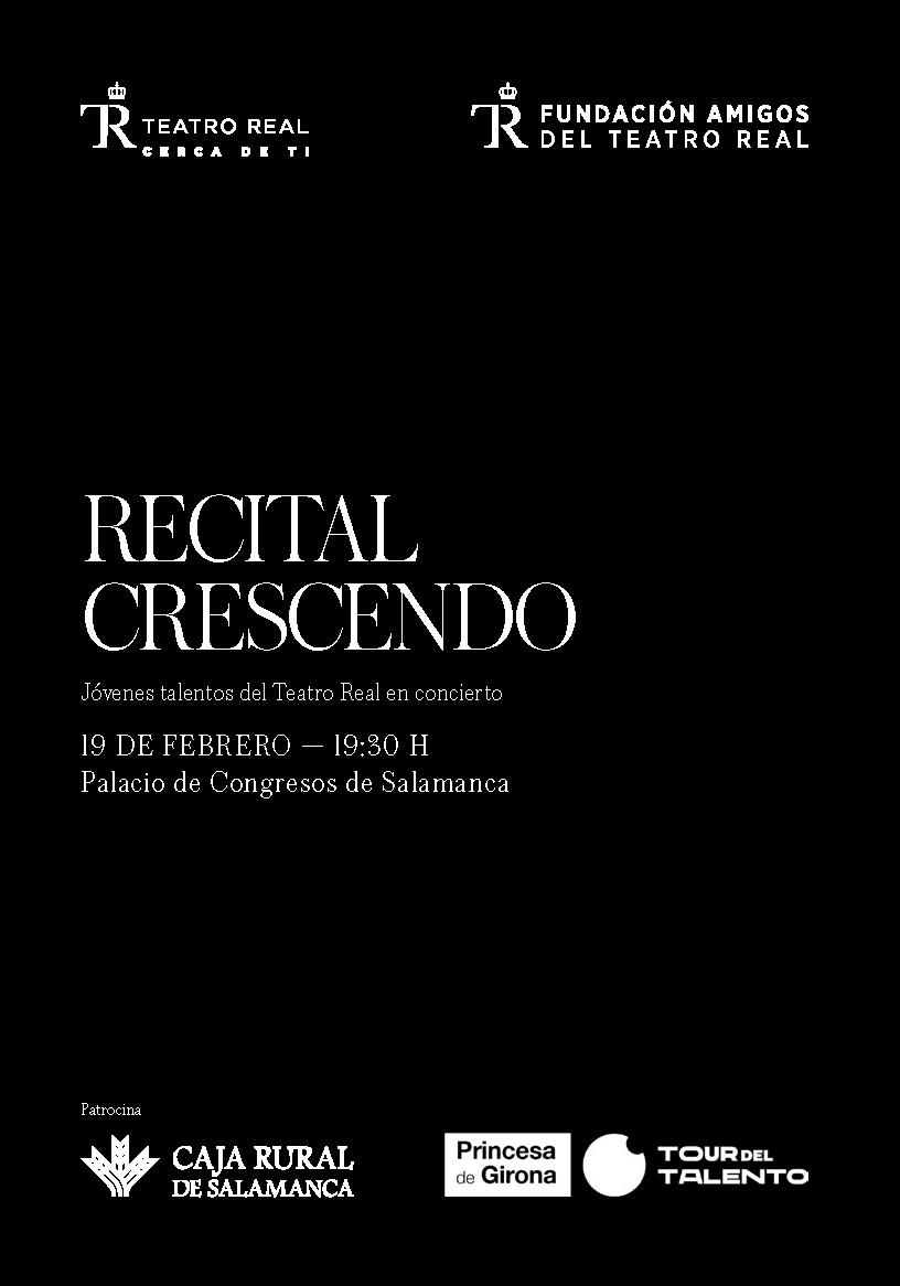 Recital  Crescendo   proximo 19 de febrero en el Palacio de Congresos