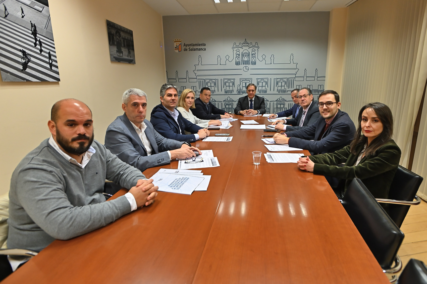 Reunion de la comision mixta entre Ayuntamiento y Asociacion de Empresarios de Hosteleria