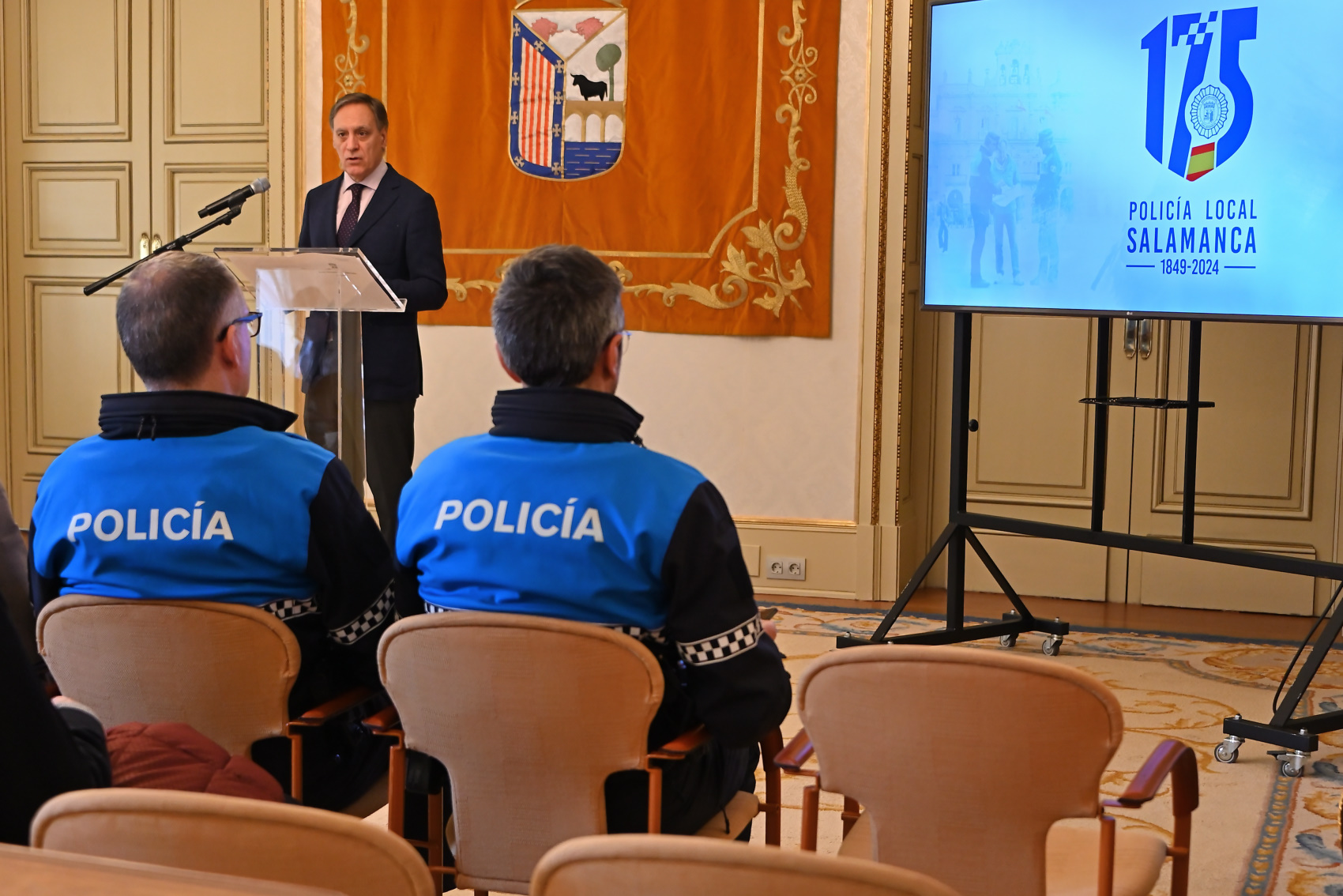 Presentacion de los actos por el 175 aniversario de la Policia Local de Salamanca