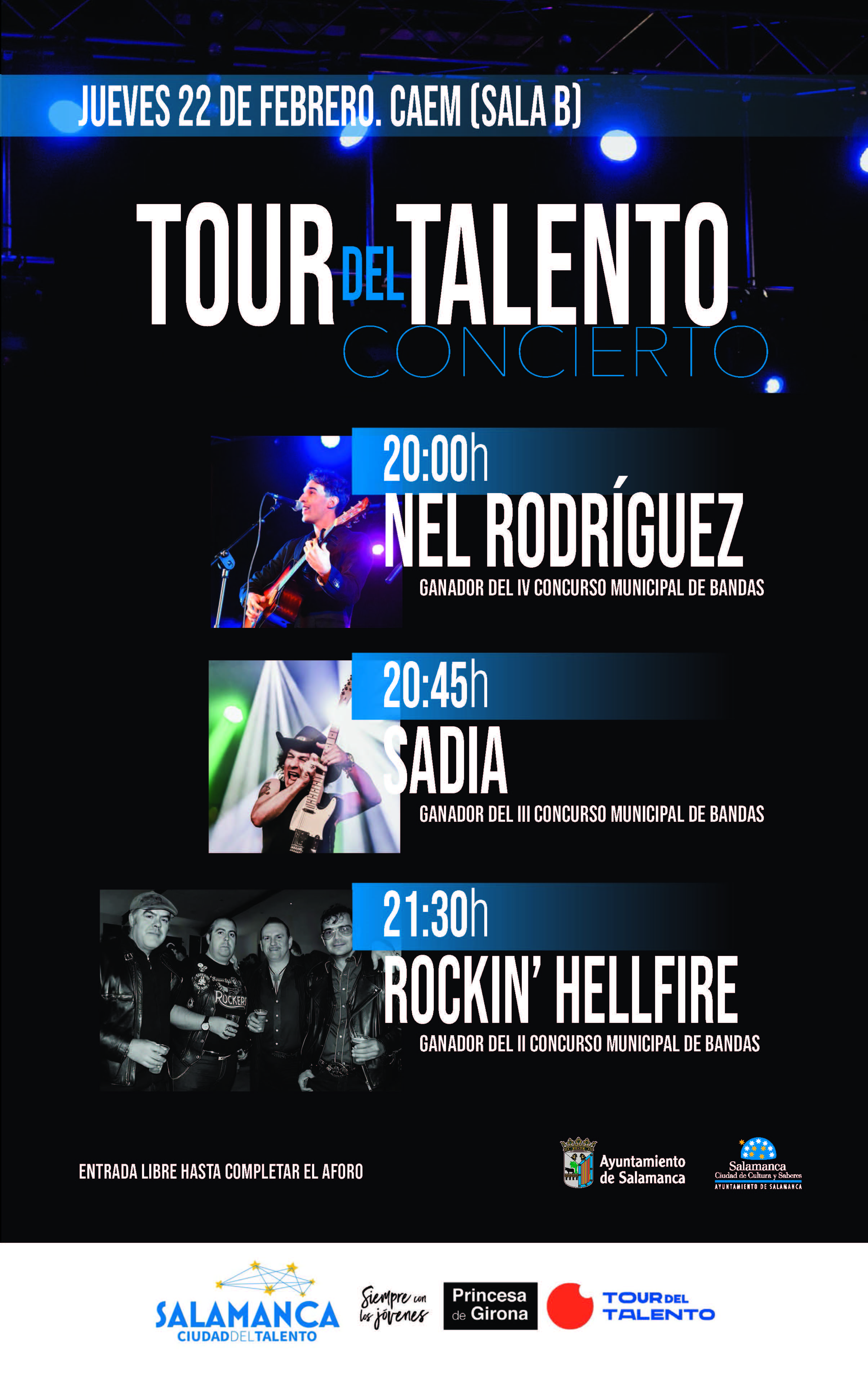 Actuacion de los grupos ganadores del Concurso Municipal de Bandas en el Tour del Talento