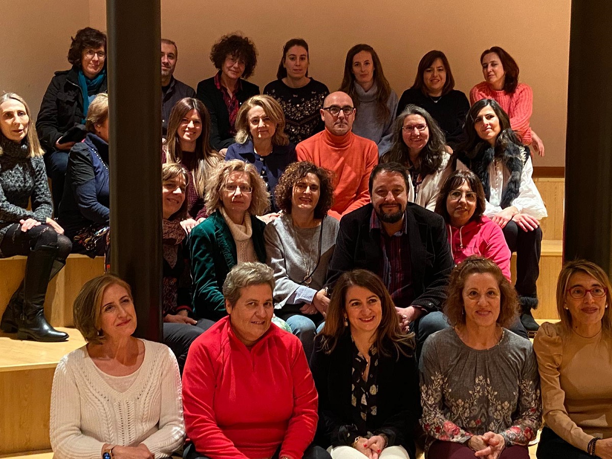 Imagen de los participantes en el curso  Arriba el telon