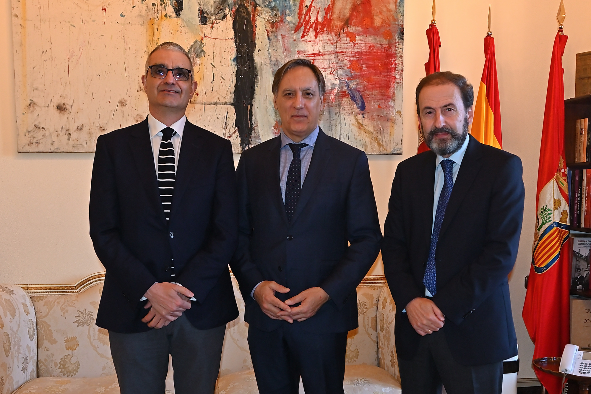 Recepcion del alcalde al nuevo director cientifico del CIC  Xose Bustelo