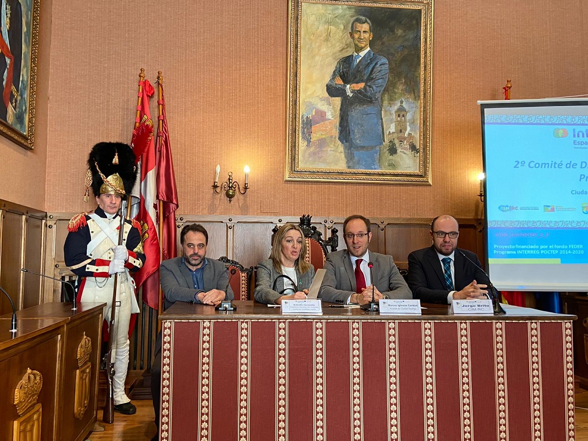 Fernando Castano en la presentacion del proyecto NAPOCTEP en Ciudad Rodrigo