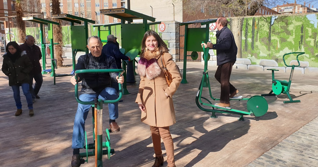 La concejala de Parques y Jardines  Miryam Rodriguez