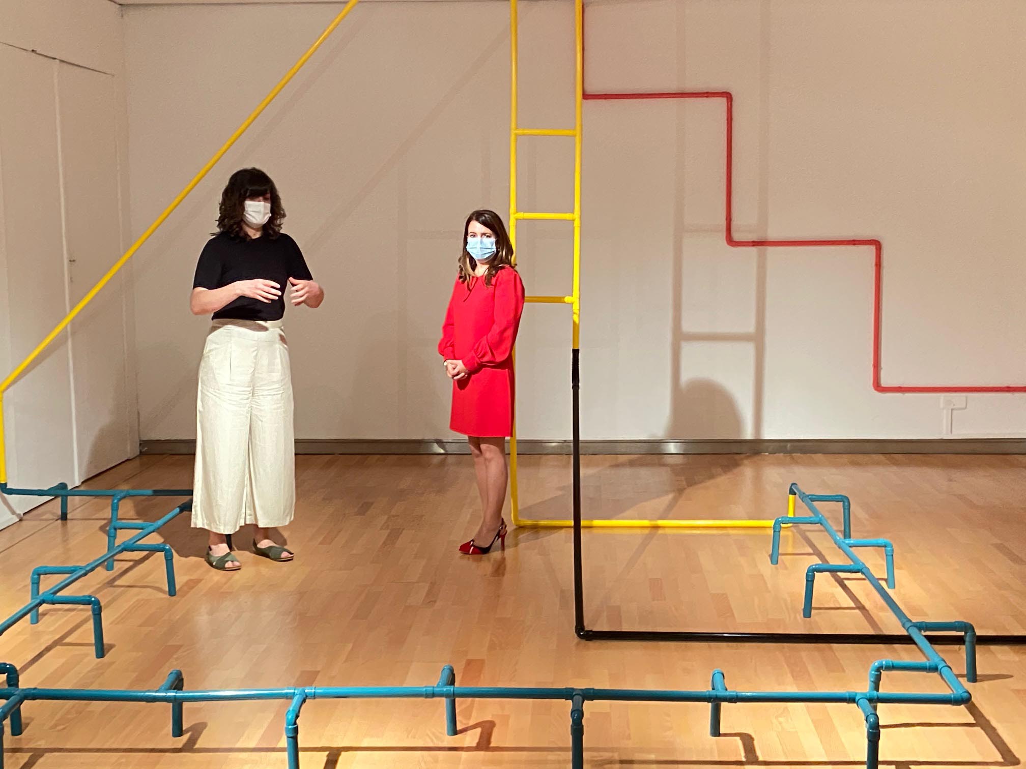 Lara Ruiz  y Maria Victoria Bermejo en el DA2