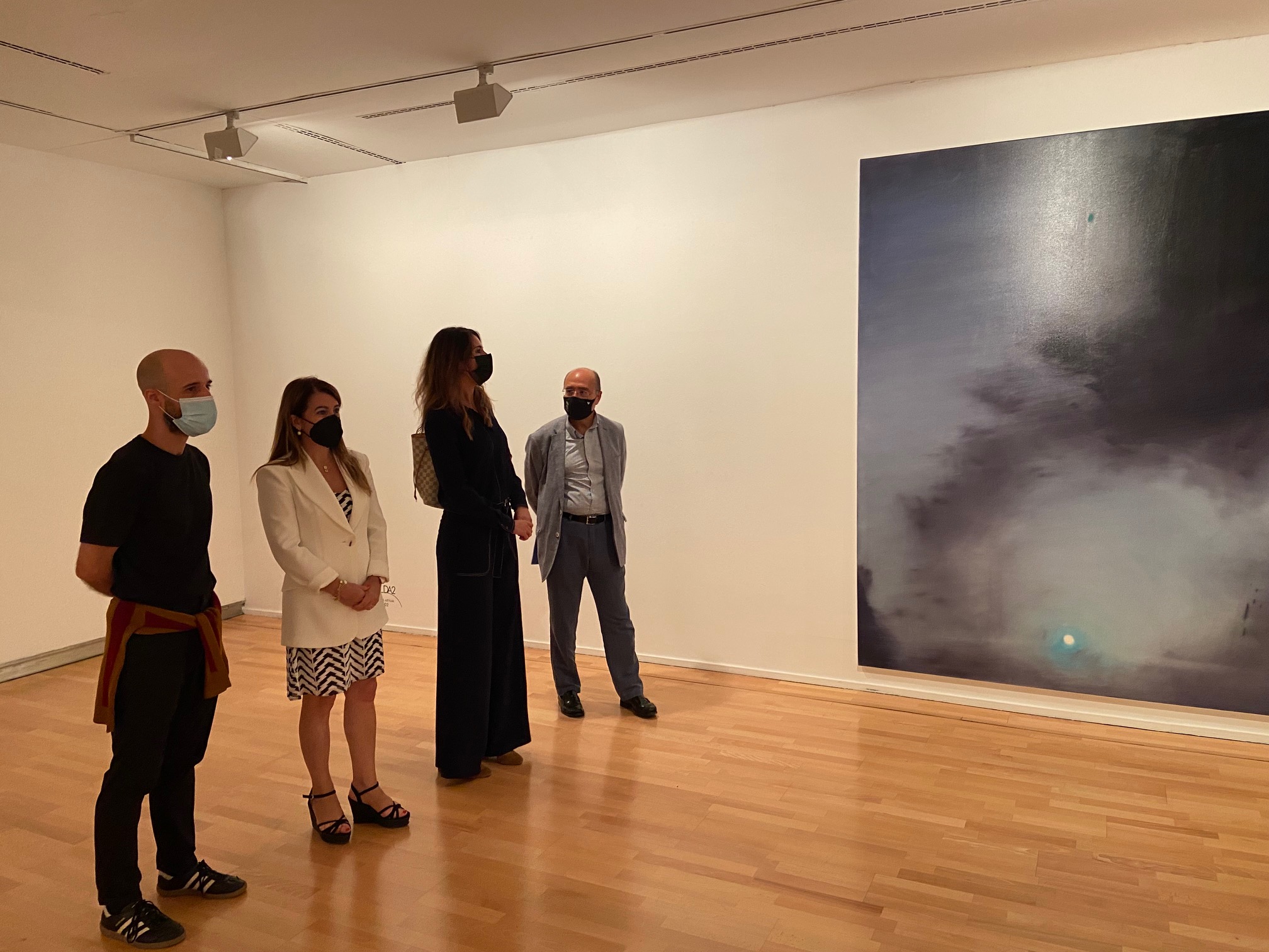Imagen de la presentacion de la exposicion en el DA2