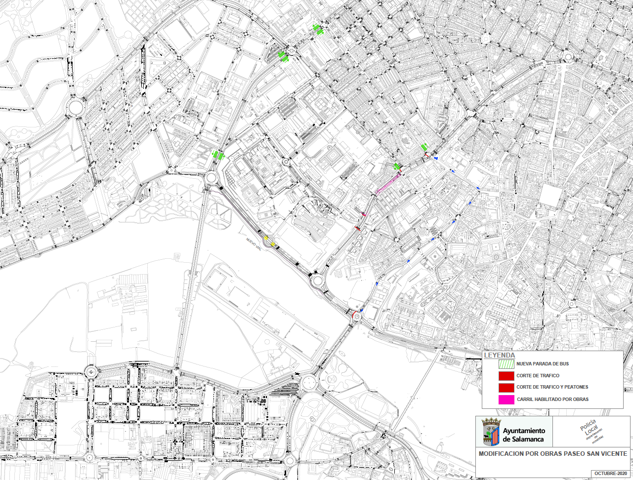 Imagen del plano general del corte