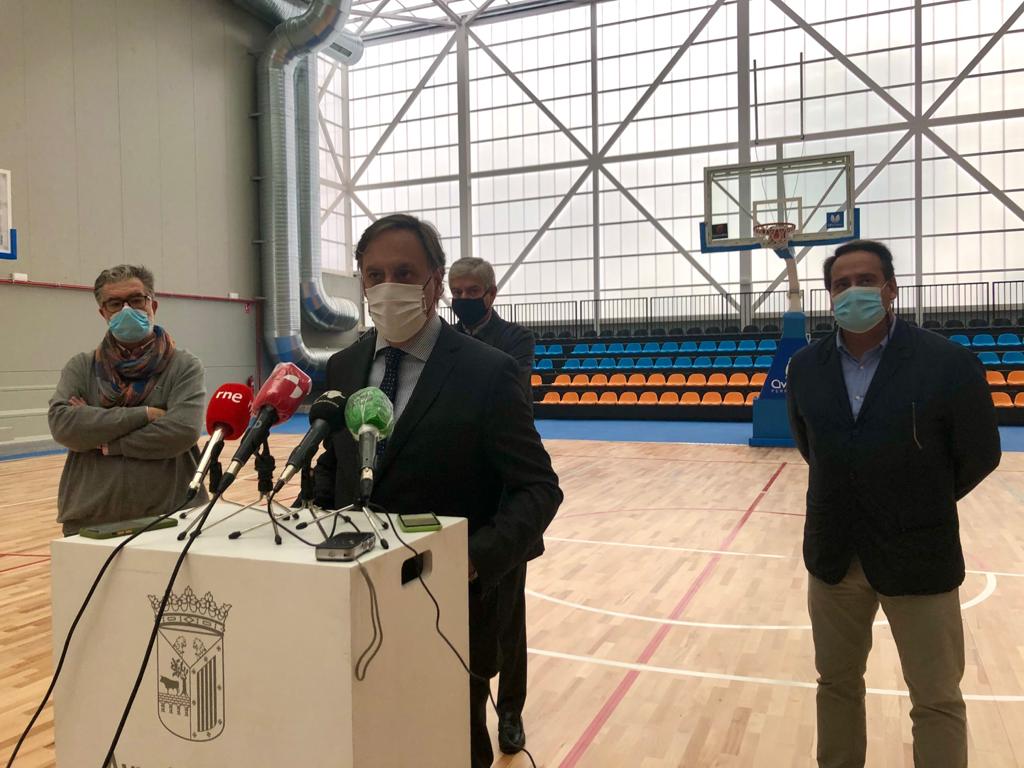 El alcalde  Carlos Garcia Carbayo  ha visitado hoy la finalizacion de las obras