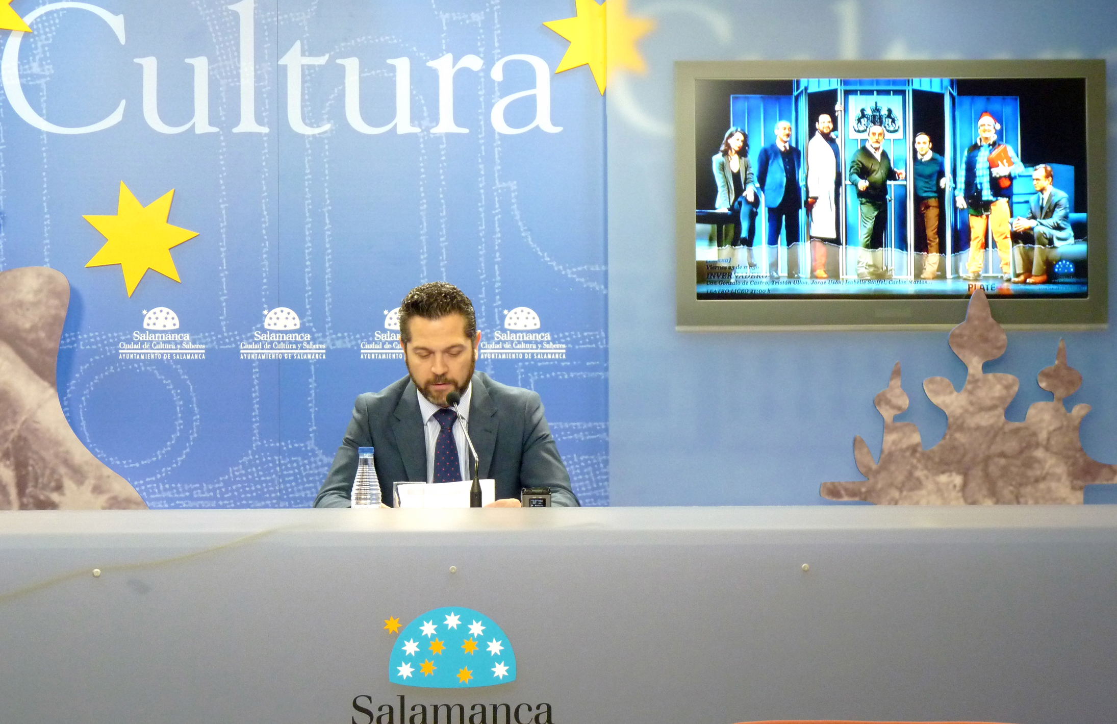 El Concejal de Cultura y Turismo  Julio Lopez Revuelta