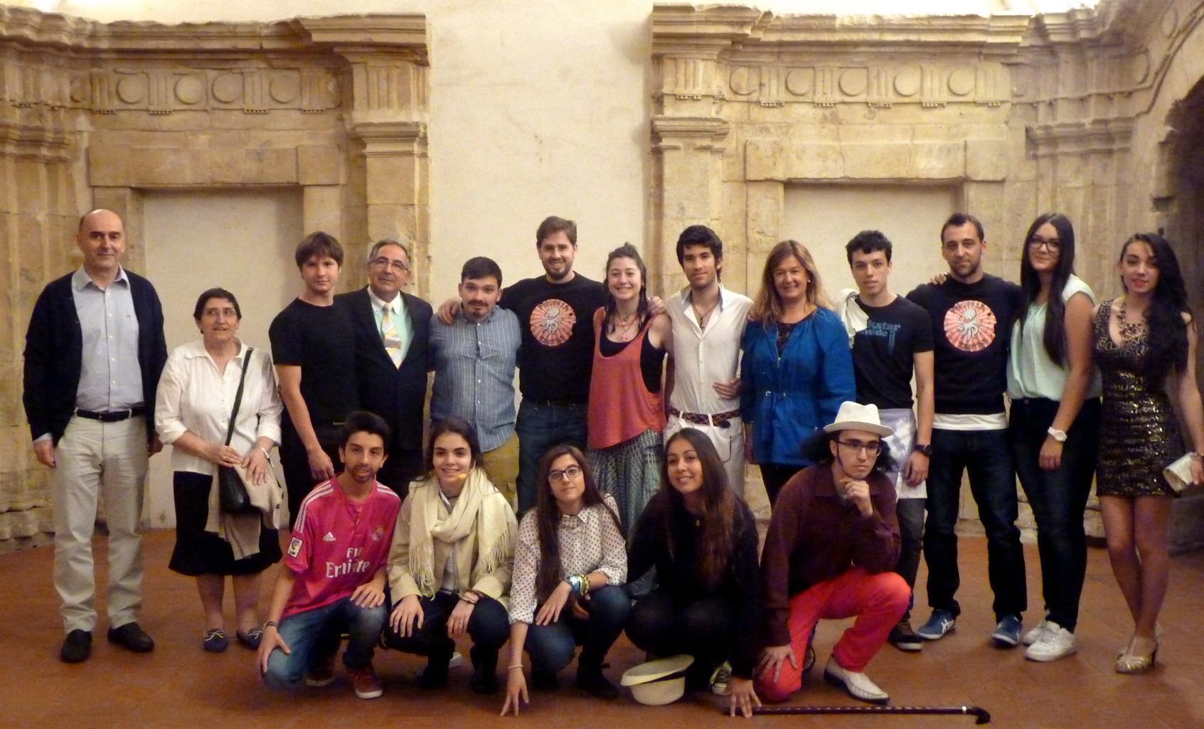 Representacion de la obra ganadora del XIV Festival Escolar Provincial de Teatro