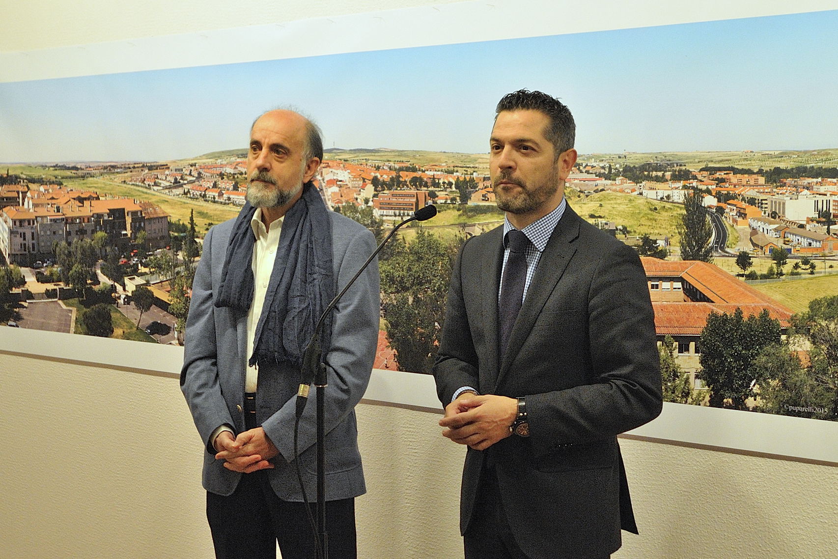 El Concejal de Cultura junto a Vicente Sierra Puparelli