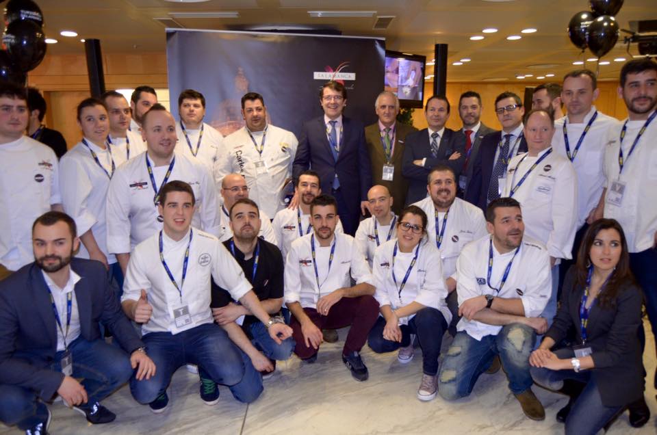 Profesionales que se dieron cita en Madrid Fusion  junto al alcalde de Salamanca