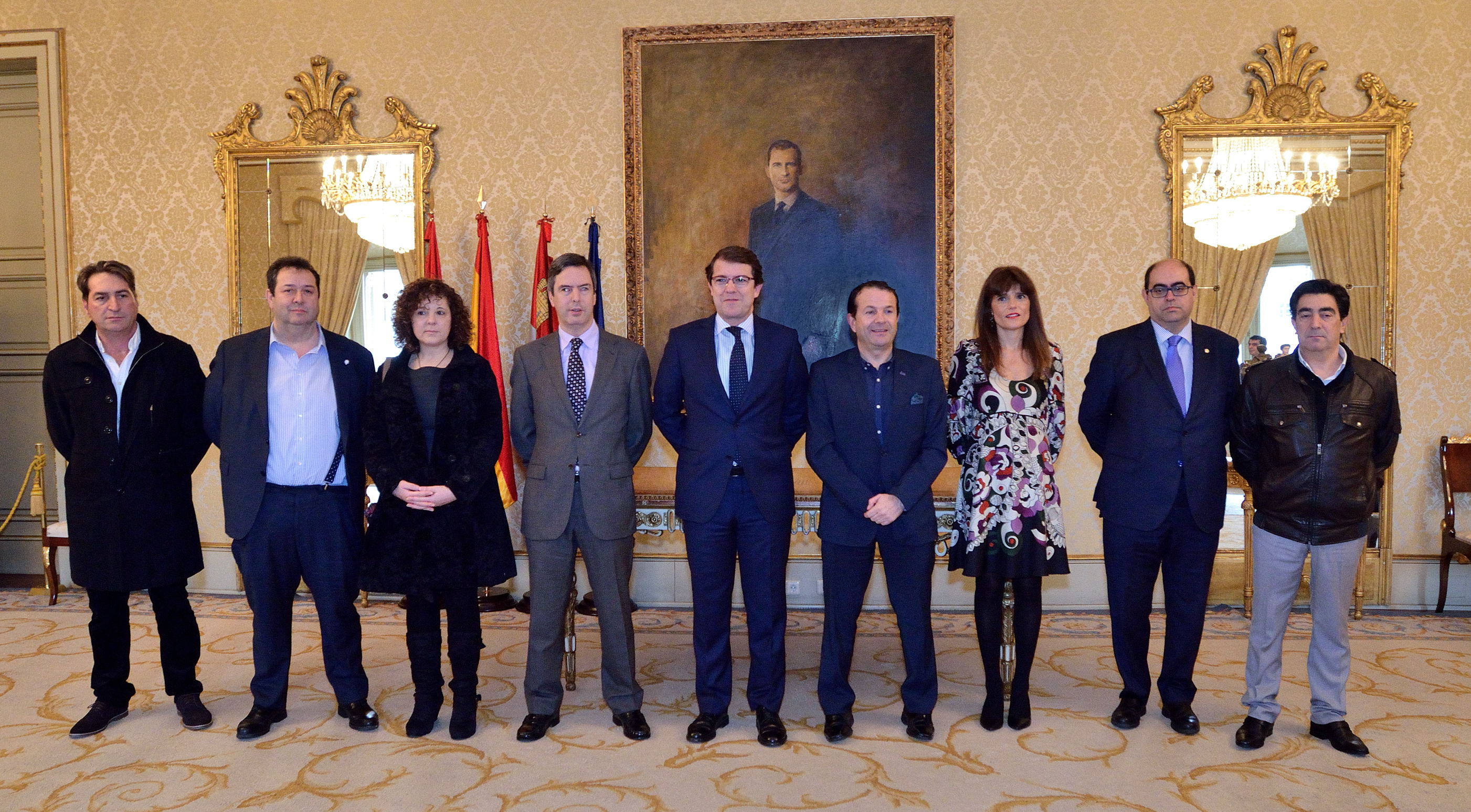 El alcalde ha recibido esta manana a representantes de la Confederacion Empresarios de Salamanca