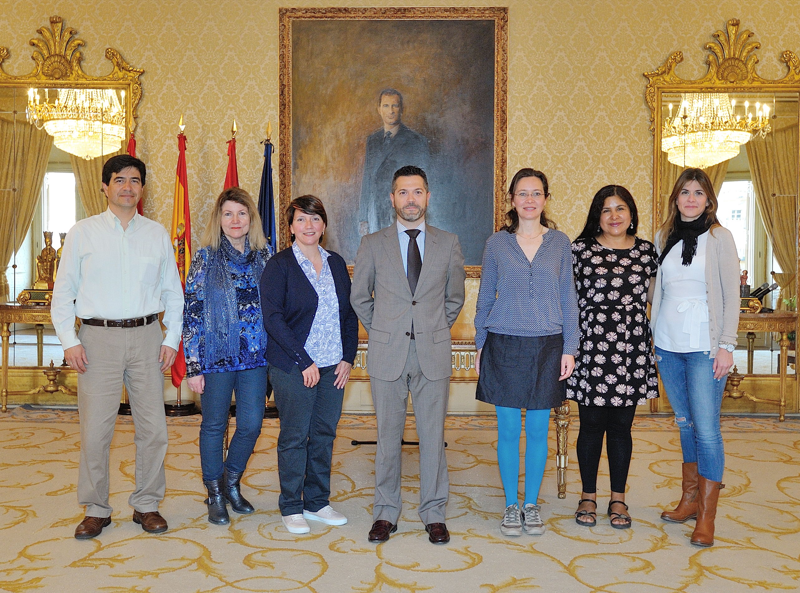 El Concejal de Turismo les recibio hoy en el Ayuntamiento
