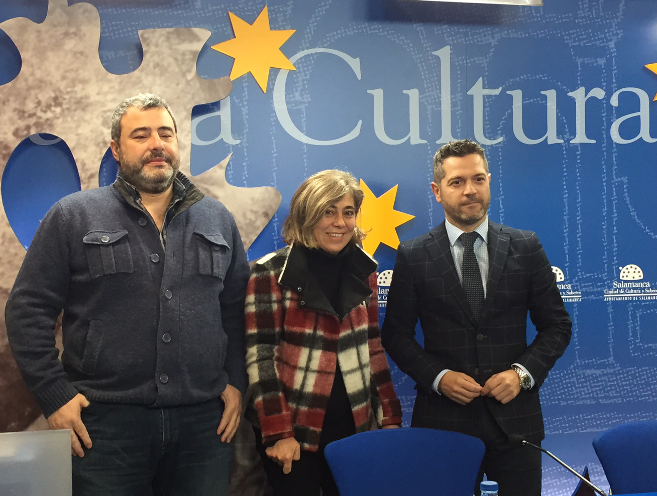 Angel Herrero  Cristina Pita y Julio Lopez Revuelta