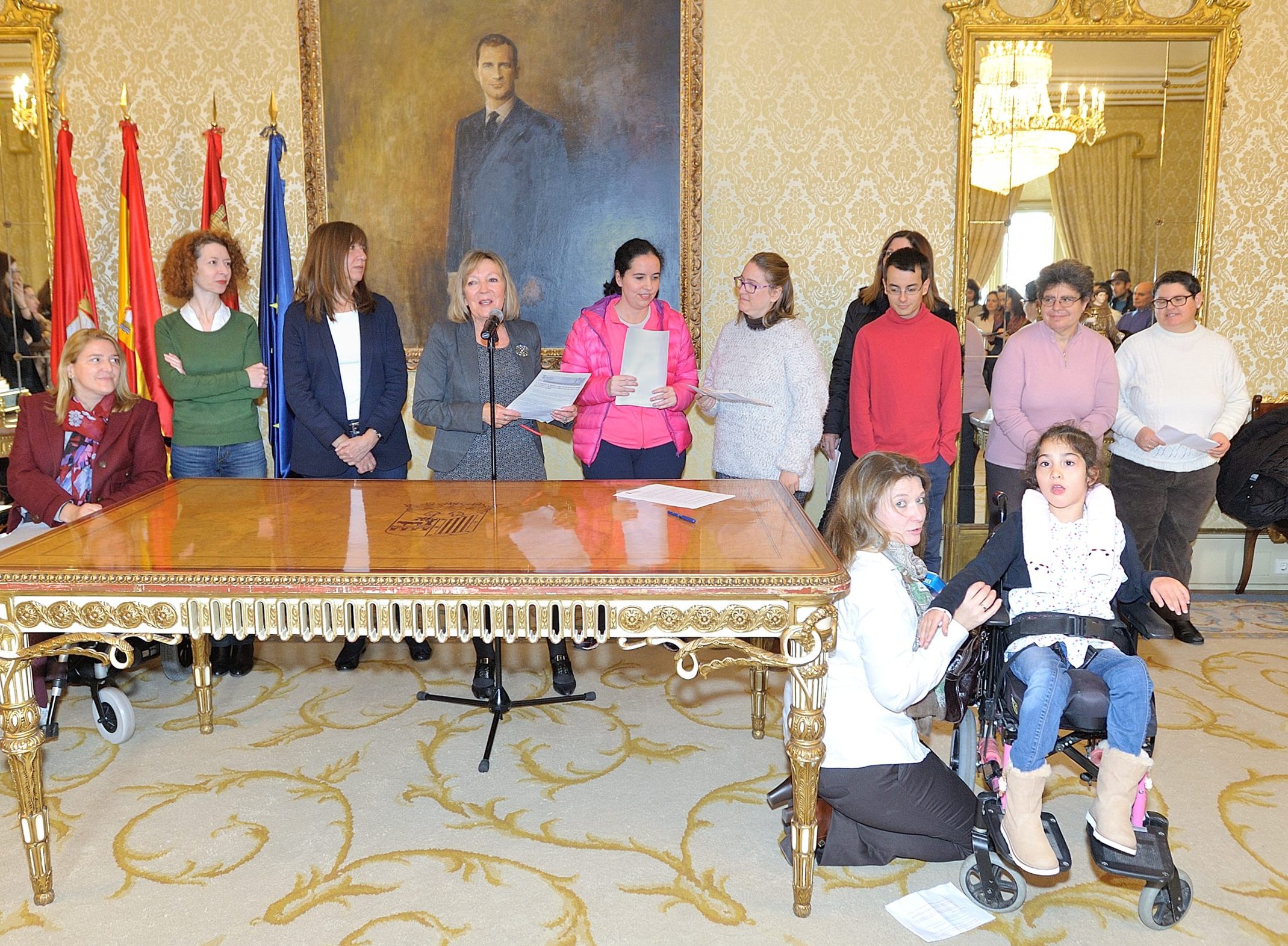 Recepcion por el dia internacional de la discapacidad