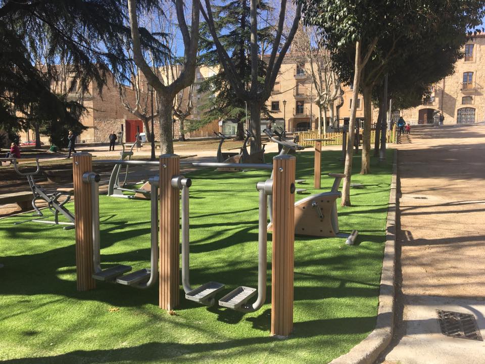 Este ano aumentaran las zonas de elementos biosaludables hasta 32 (imagen parque Colon)
