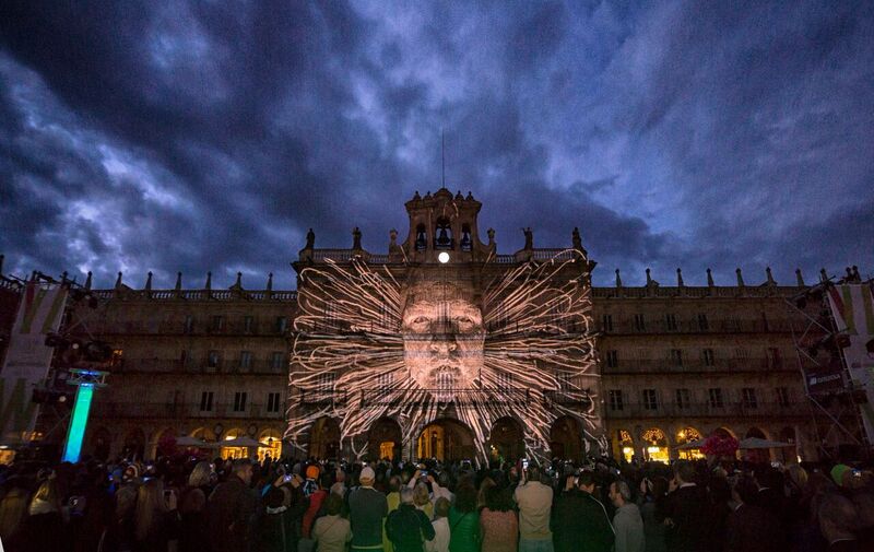 Imagen de la Plaza Mayor en la edicion del Festival en 2016