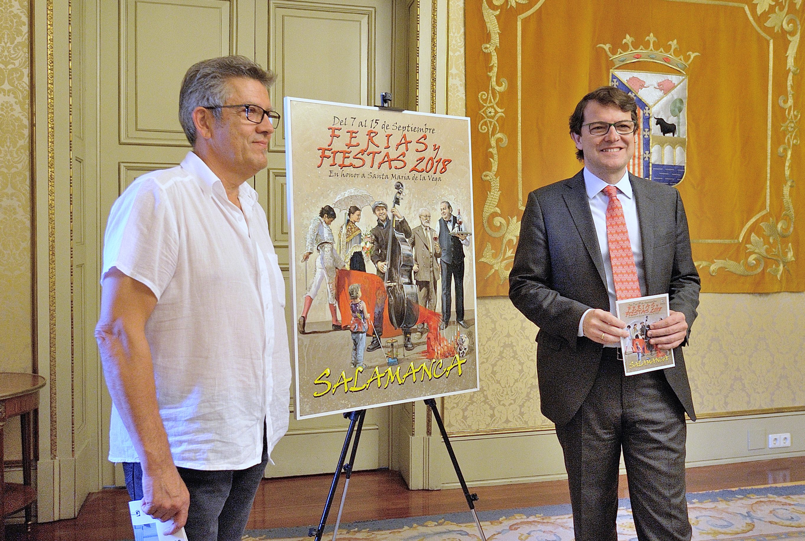 El cartel anunciador de las Ferias y Fiestas ha sido disenado por el artista Antonio Varas