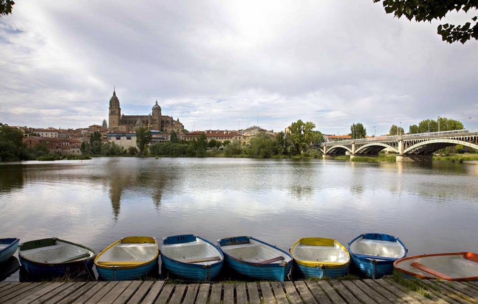 El Rio Tormes a su paso por Salamanca